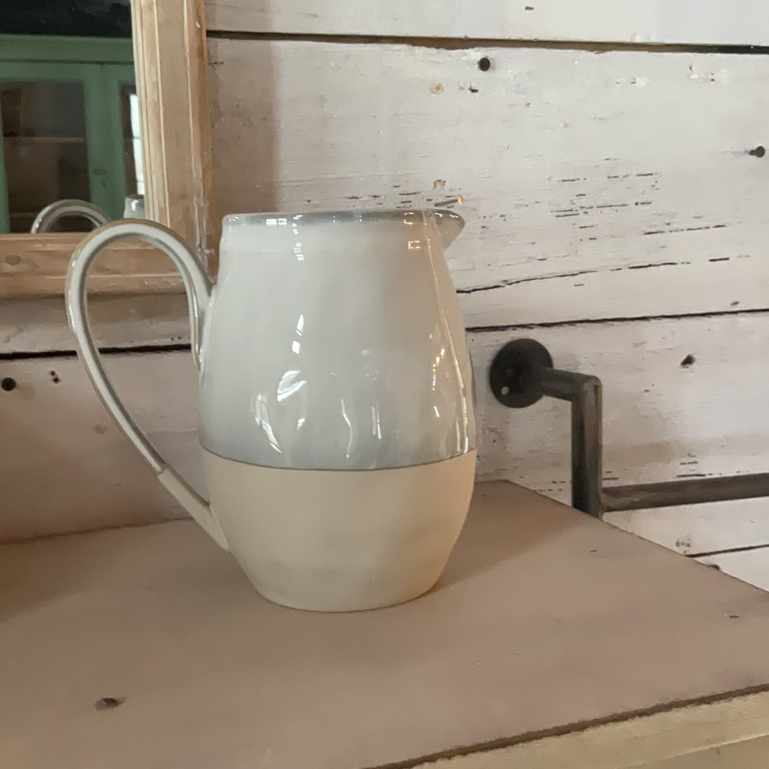 Stoneware Glazed Pitcher