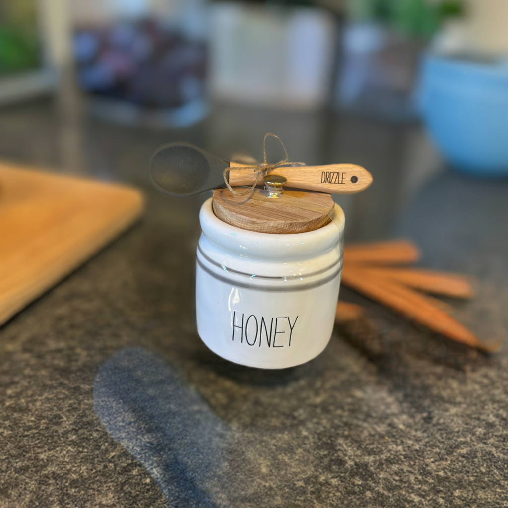 Bistro Honey and Spoon Set