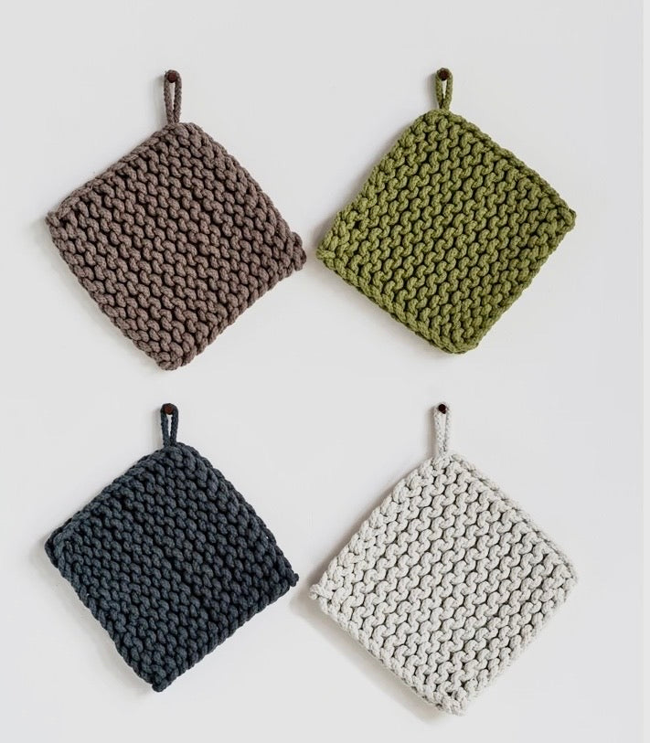 Cotton Crocheted Pot Holders