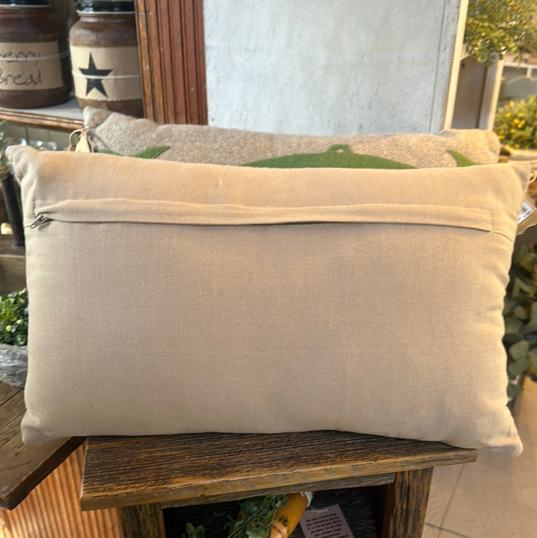 Gone Fishing Decor Pillow