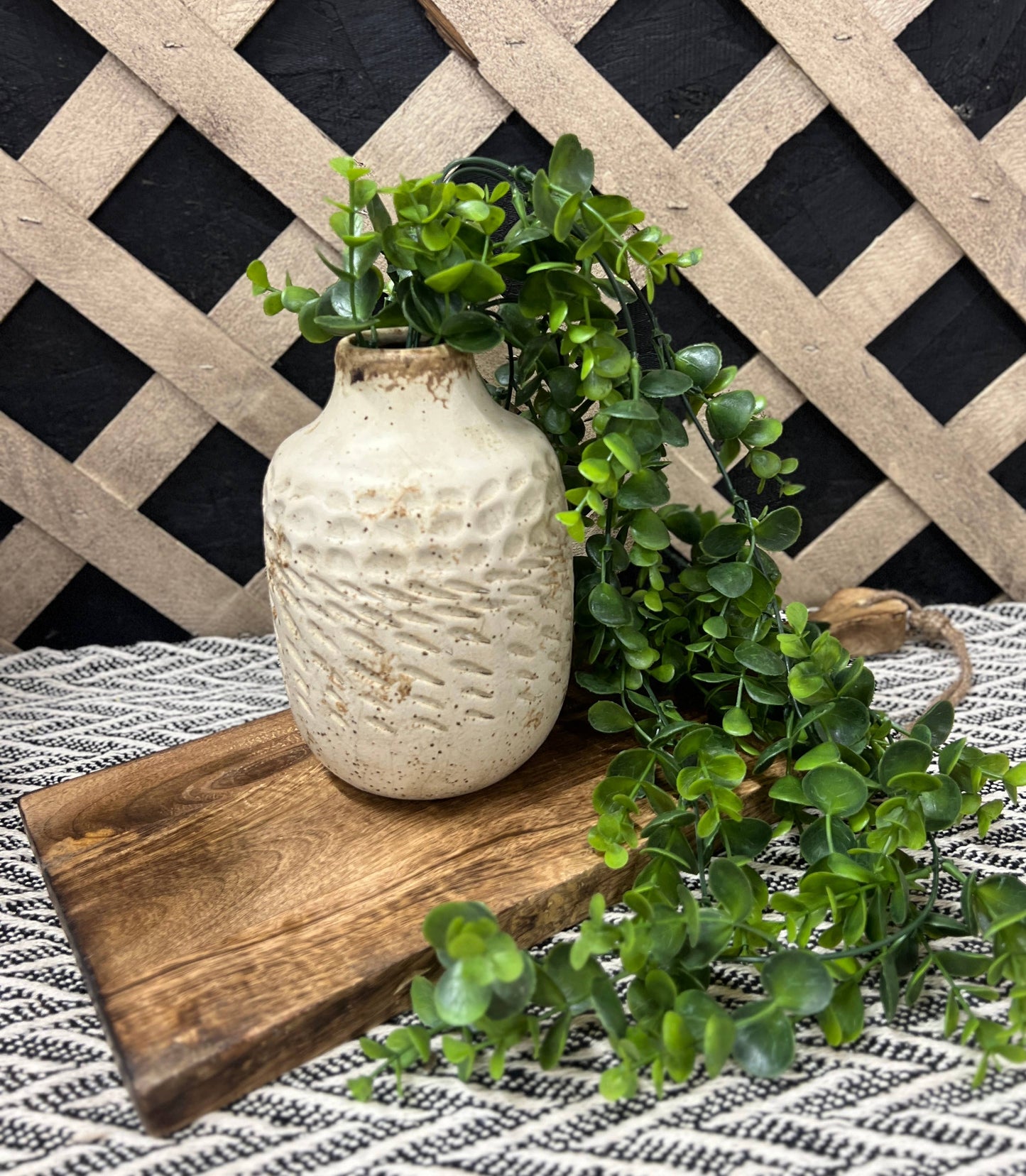 Dark Wood Rectangle Chopping Board 17x7x0.5in