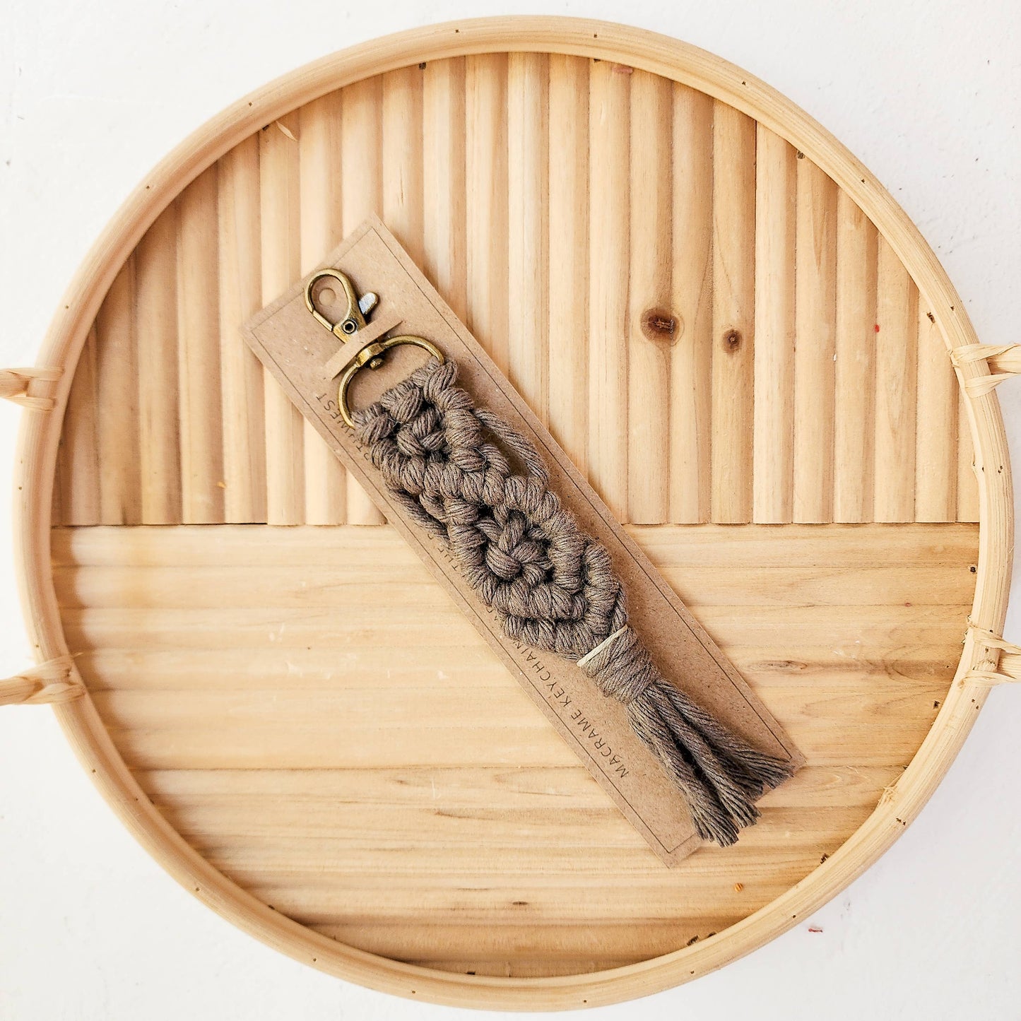 Macrame Keychains - Neutrals Pack