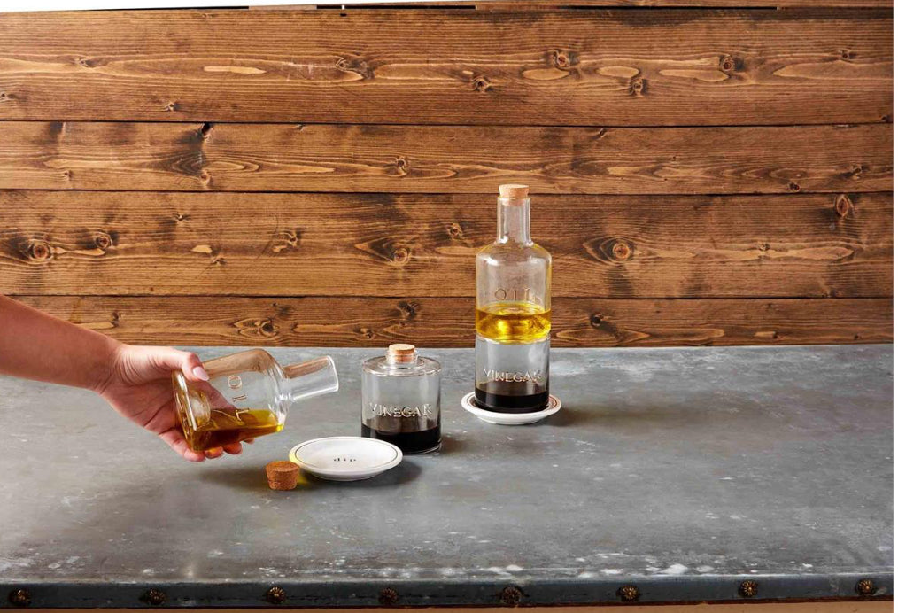 STACKED OIL & VINEGAR DIP SET