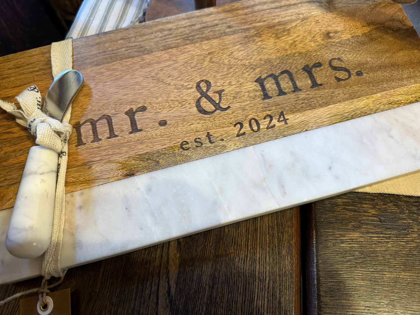 Mr. and Mrs. Est. 2024 Board Set