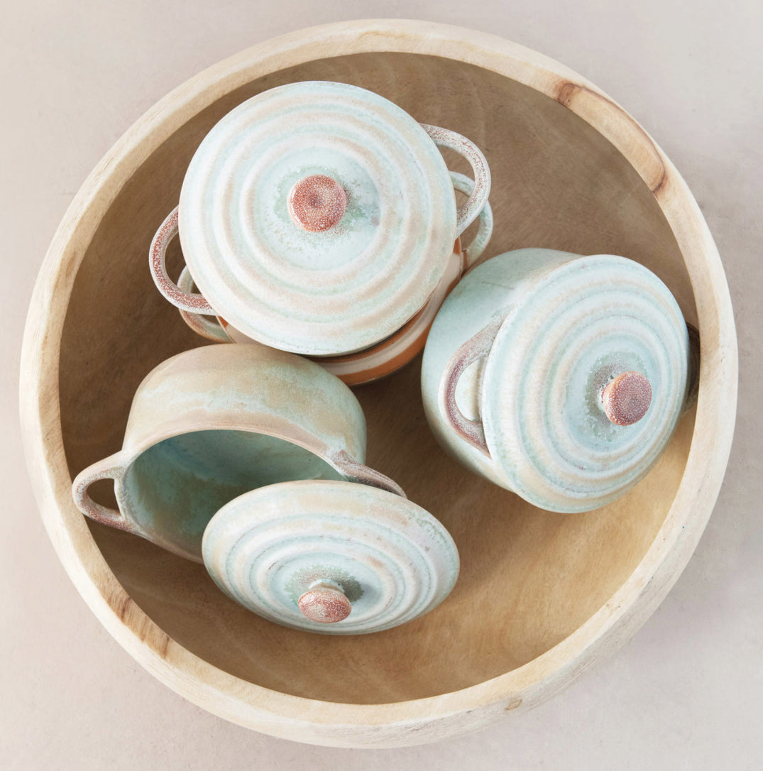 Mini Stoneware Baker with Lid (Glazed)