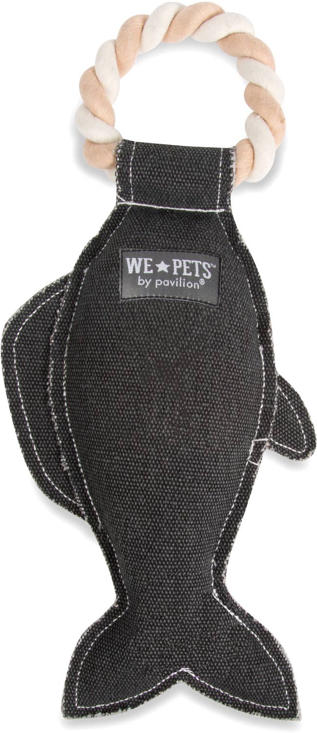 Lake Dog - 12" Canvas Dog Toy on Rope