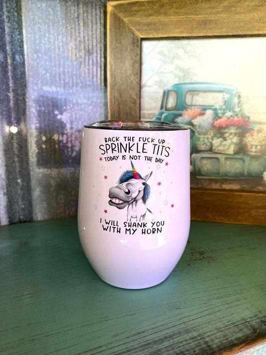 Sprinkle Tits Wine Tumbler