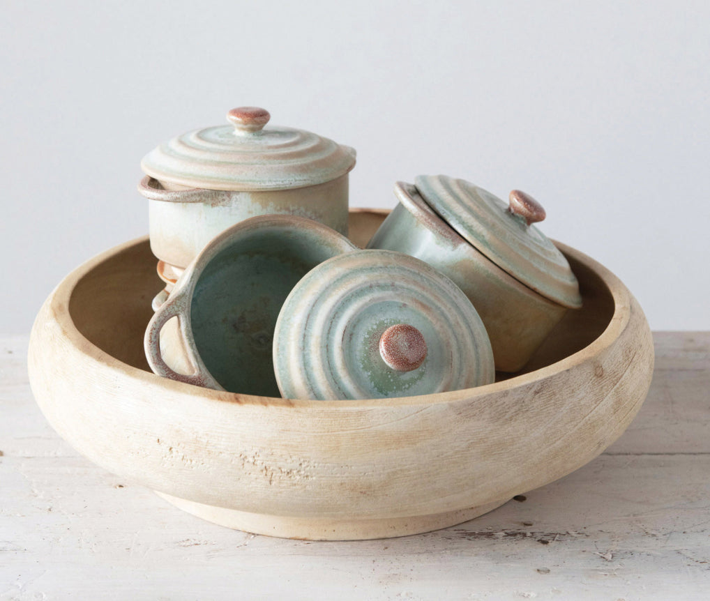 Mini Stoneware Baker with Lid (Glazed)