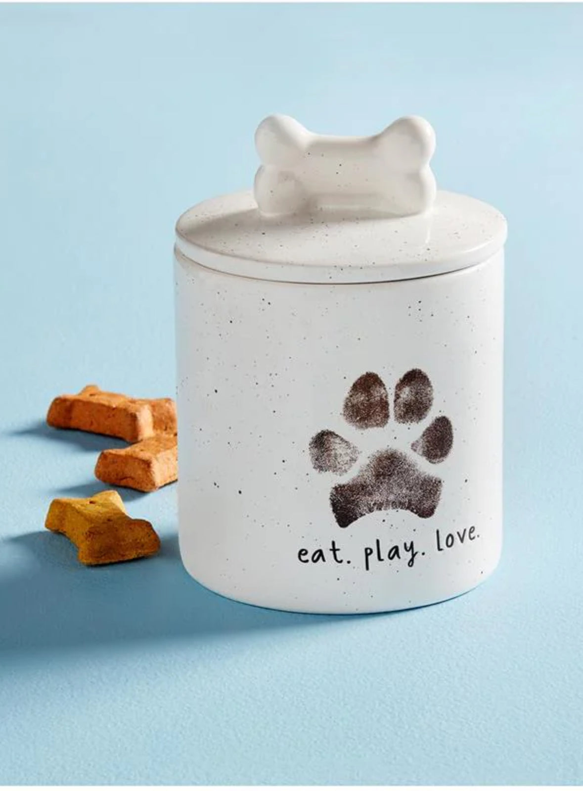 Paw Print Treat Jar