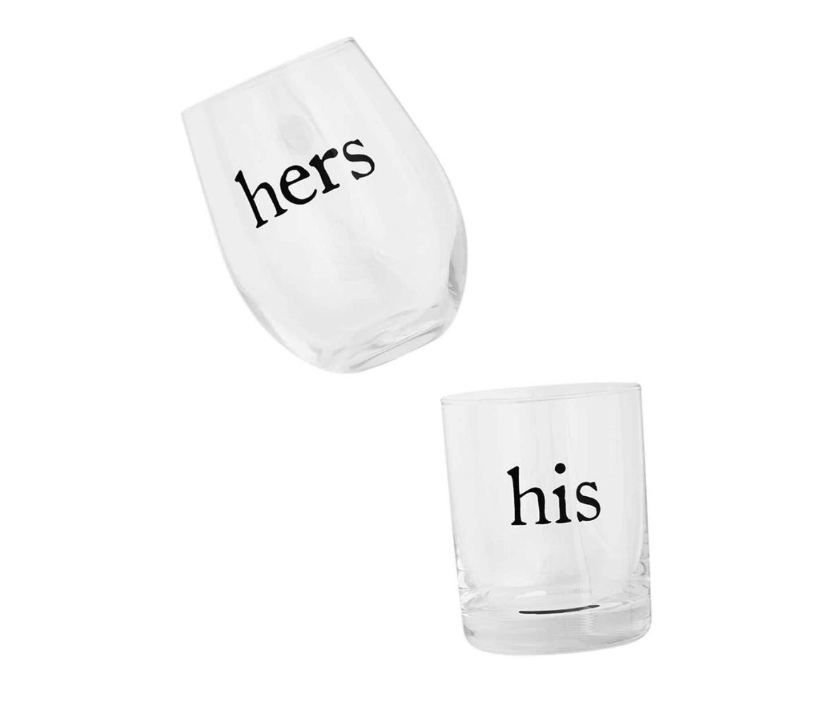 His and Hers Glass Set
