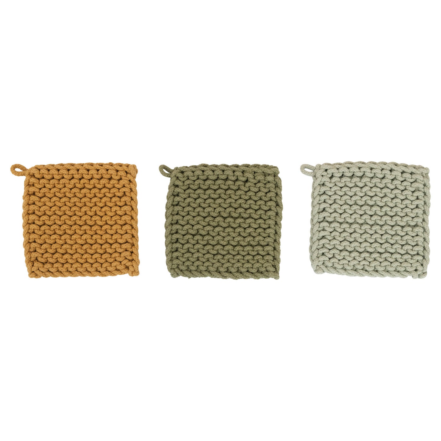 Cotton Crocheted Pot Holders