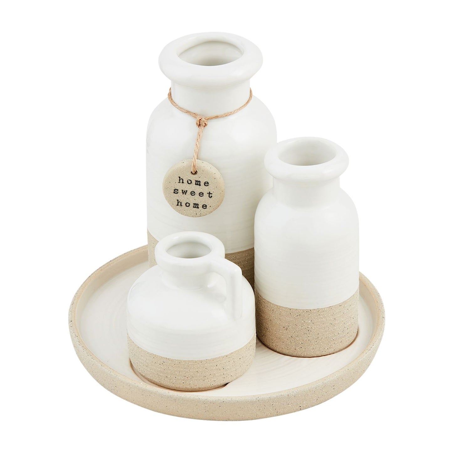 HOME SWEET HOME BUD VASE TRAY