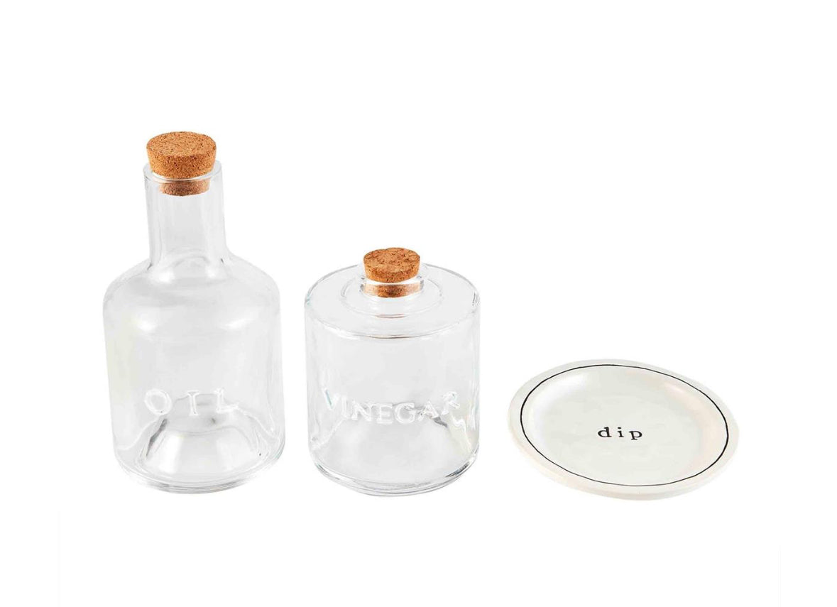 STACKED OIL & VINEGAR DIP SET