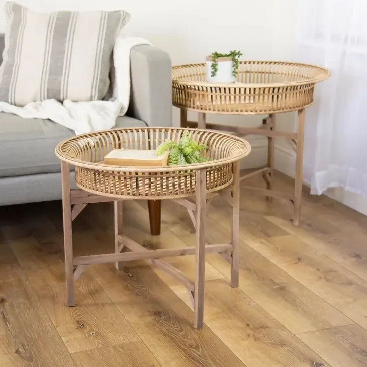 Bamboo Stands S/2