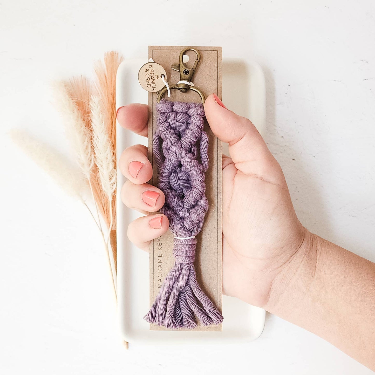 Macrame Keychains - Neutrals Pack