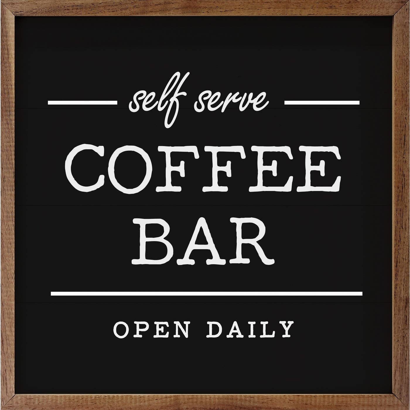 Self Serve Coffee Bar Black