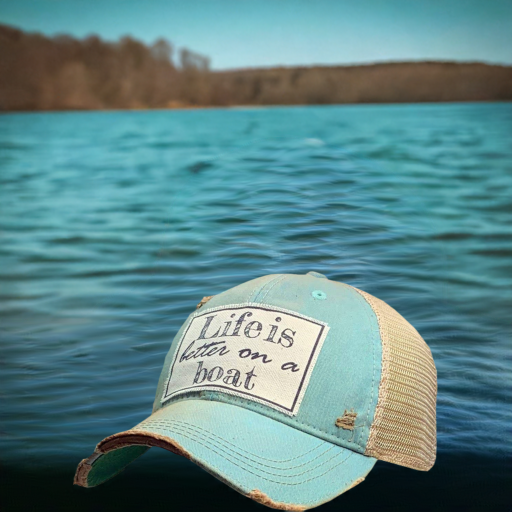 Life Is Better On A Boat Trucker Hat Baseball Cap