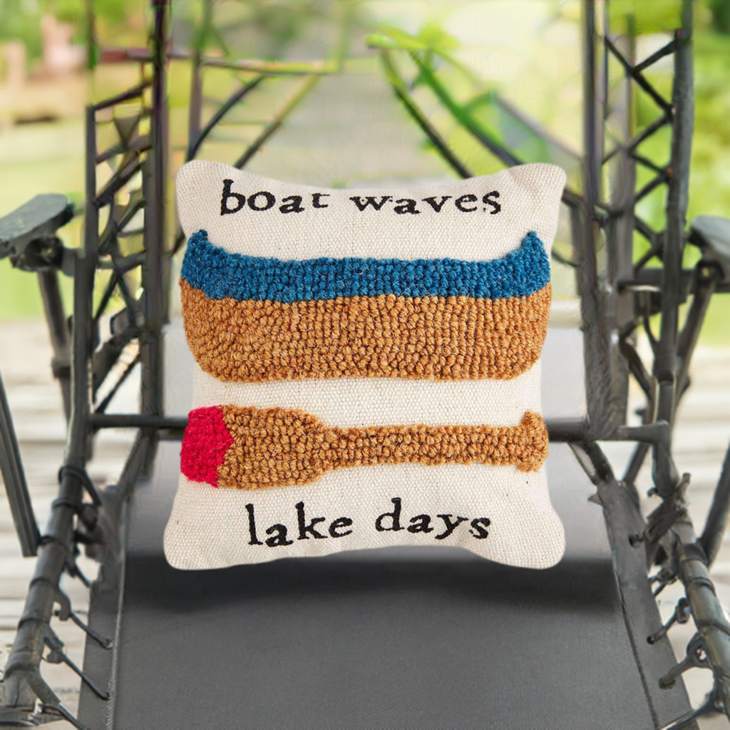 Boat Waves & Lake Days Pillow