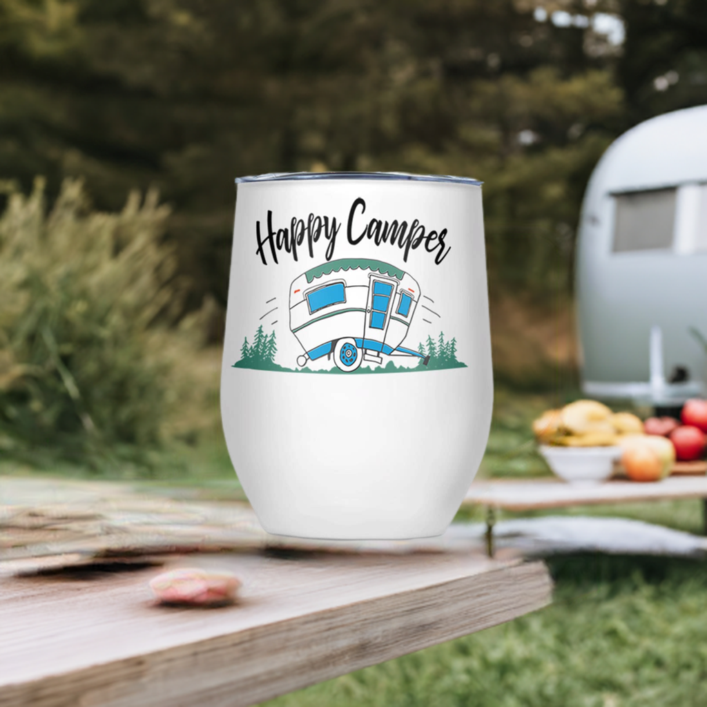 Happy Camper | Thermal Wine Tumbler