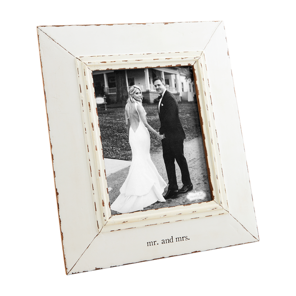 Mr. And Mrs. Distressed Frame