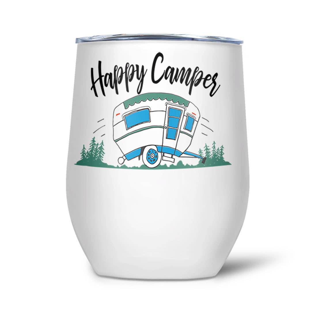 Happy Camper | Thermal Wine Tumbler